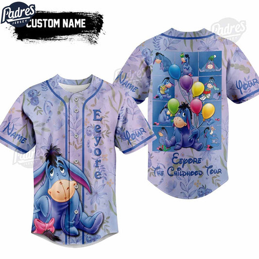Disney Eeyore The Childhood Tour Custom Baseball Jersey - Padres Jersey Oasis: Elevate Your Baseball Style Game