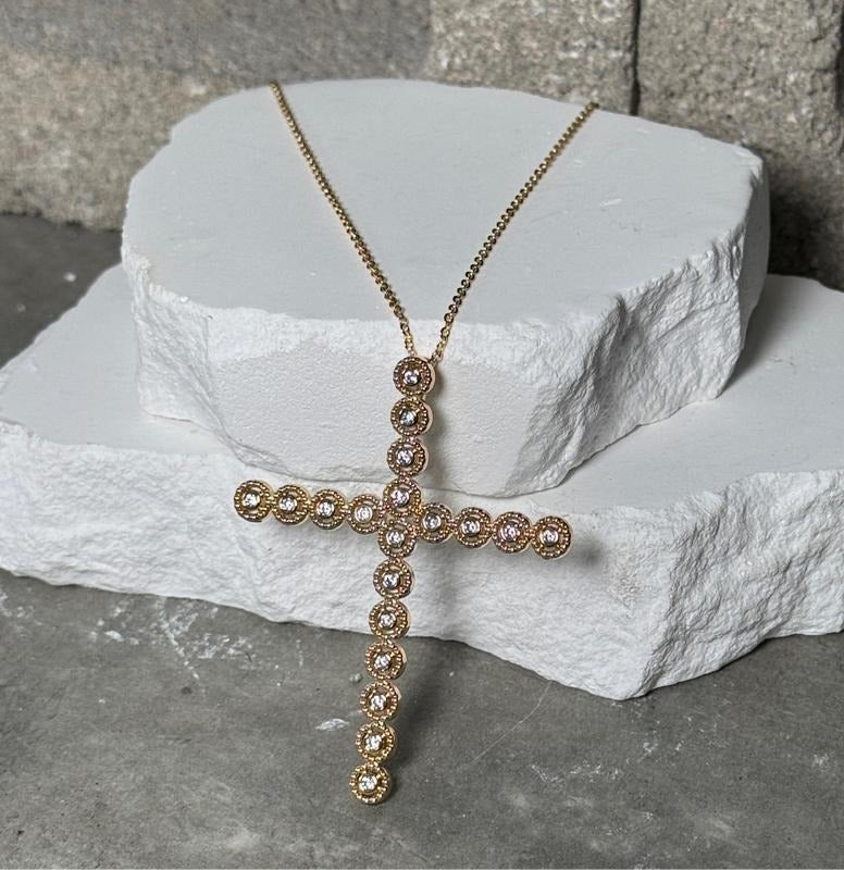 Divine Sparkle Cross Necklace 18" T-Shirts, Hoodie, Sweatshirt | WearSparks.com