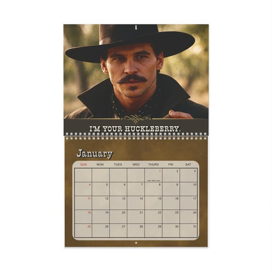 Doc Holiday Calendar 2026 ,Tombstone Calendar 2026, New Year Calendar And Planner, Unique Christmas Gift, Quote Calendar Gift, Holiday Gift Ideas