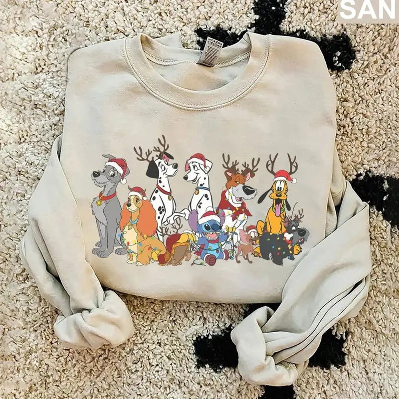 Dog Christmas Sweatshirt, Xmas Dog Sweater, Christmas Movie Shirt, Dog Lover Gif, Dog Mom Shirt, Merry Christmas Shirtstyle{n002}2