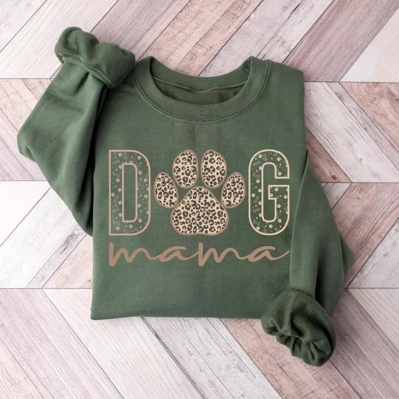 Dog Mama Sweatshirt, Dog Mom Gift, Dog Mama Sweatshirt, Dog Mom Sweatshirt for Women, Dog Mama Sweater, Dog Parent Sweatshirt, Dog Lover Gift