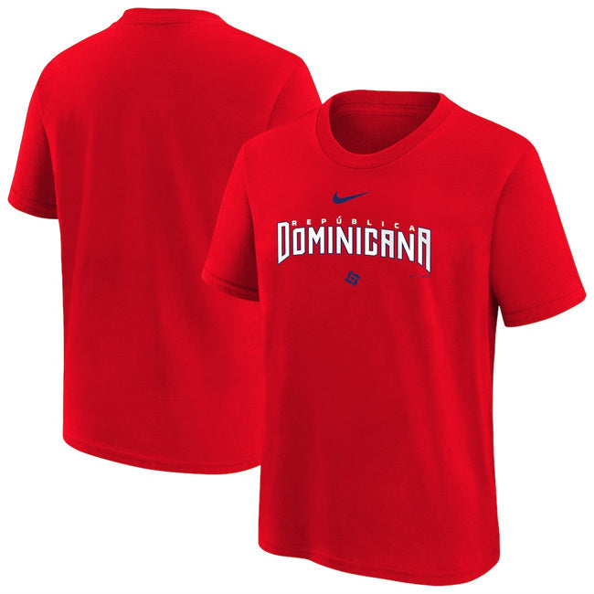 Dominican Republic Baseball Red 2026 World Baseball Classic Country T-Shirt
