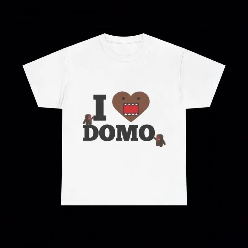 Domo Kun t shirt grunge y2k scene emo amity affliction tapout hello kitty goth