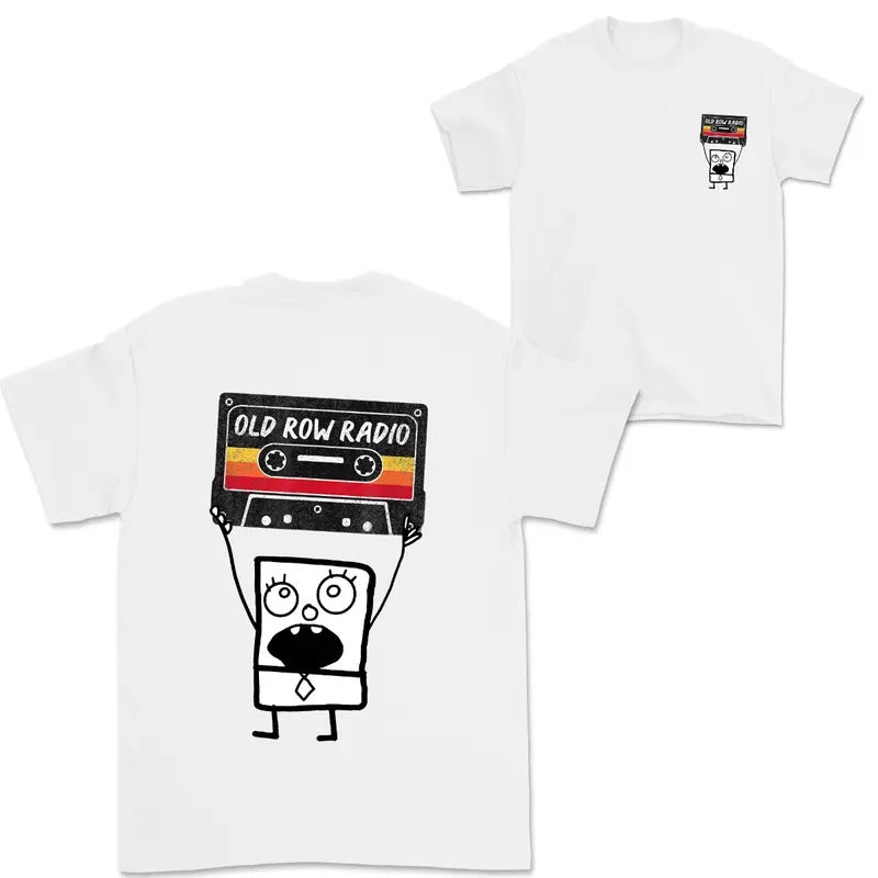 Doodlebob Old Row Essential 2 Sided T-Shirt, Funny T-Shirt, Full Color T-Shirt, For Men, For Women