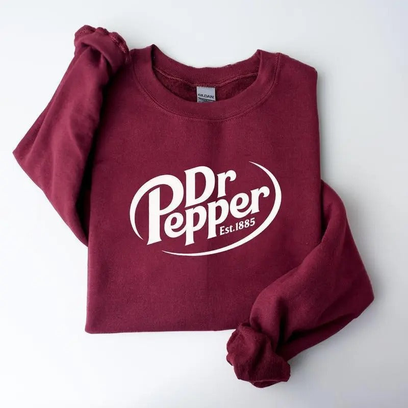 Dr. pepper Crewneck Sweatshirt, Unisex Sweatshirt gift for him/her, Soda lover T-shirt, sweater and Hoodie | WearSparks.com