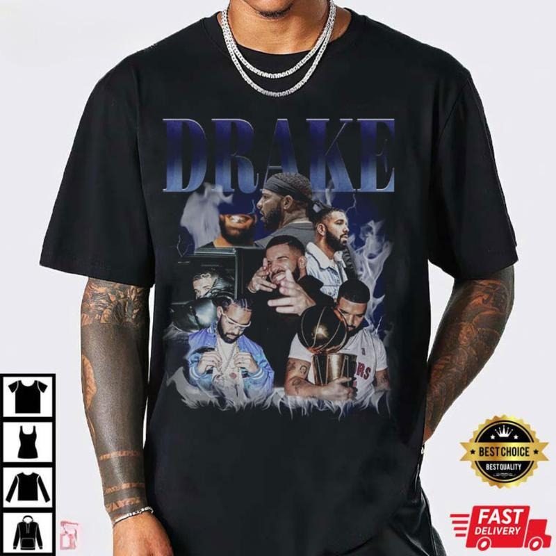 Drake Albums T Shirt, Drake Graphic Tee, Drake shirt, Drake sweatshirt, Bootleg Drake Graphic Tee, Drake Concert Shirt, Drake Rap T-Shirt Menswear Top