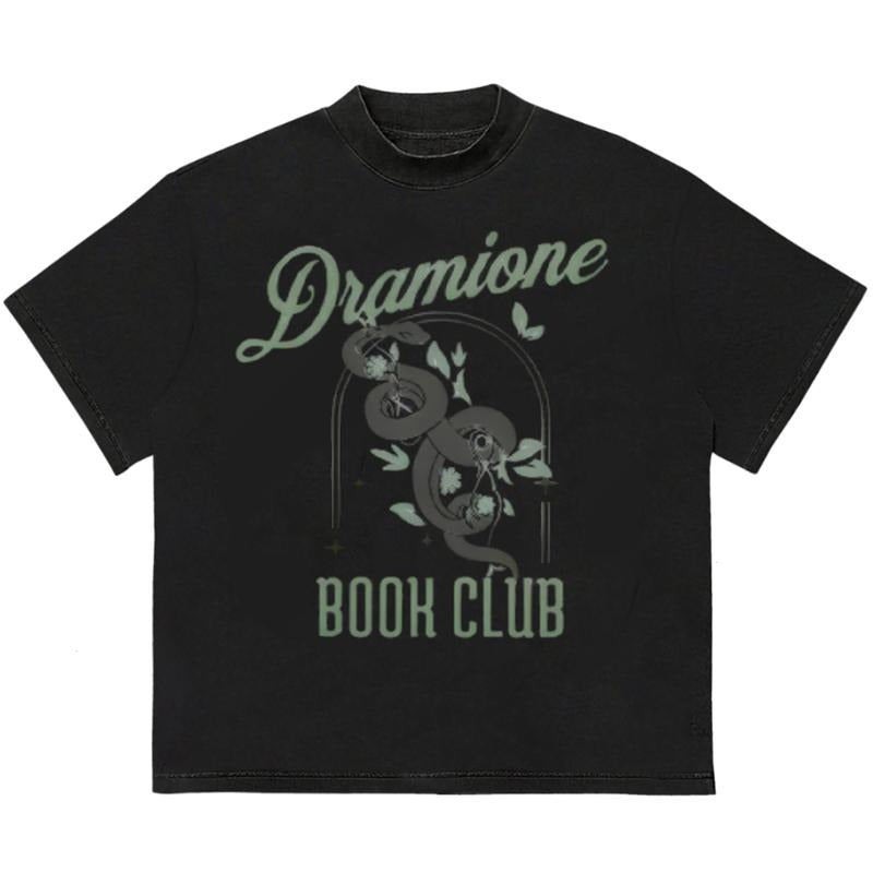 Dramione Book CLub T-Shirt Vintage Graphic Vintage 90s Graphic Tee Cozy Graphic T-Shirt for Chilly Days Hoodie, Sweatshirt