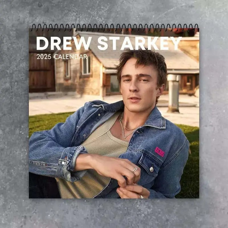 Drew Starkey 2025 Wall Calendar Planner, OBX Outerbanks Monthly Planner, OBX Room Decor, Gift For Her, Celebrity...