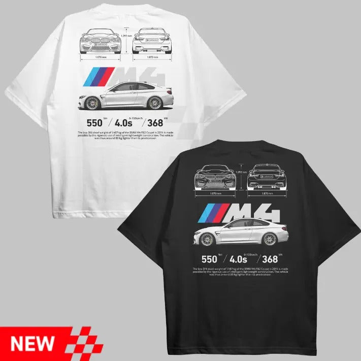 Drive in Style: Car-Themed Vintage Graphic Tees, F82 M4 T-Shirt, F82 M4 Technical Specs Shirts, Sport Car Gift Shirt Top...
