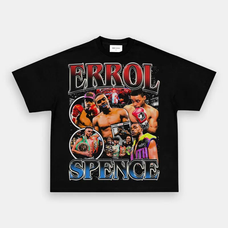 ERROL SPENCE TEE Boxing T-shirt, Boxer Tee, Sports Shirt, Athletic Tee, Fitness Gift, Workout T-shirt Crewneck Clothing Cotton Menswear