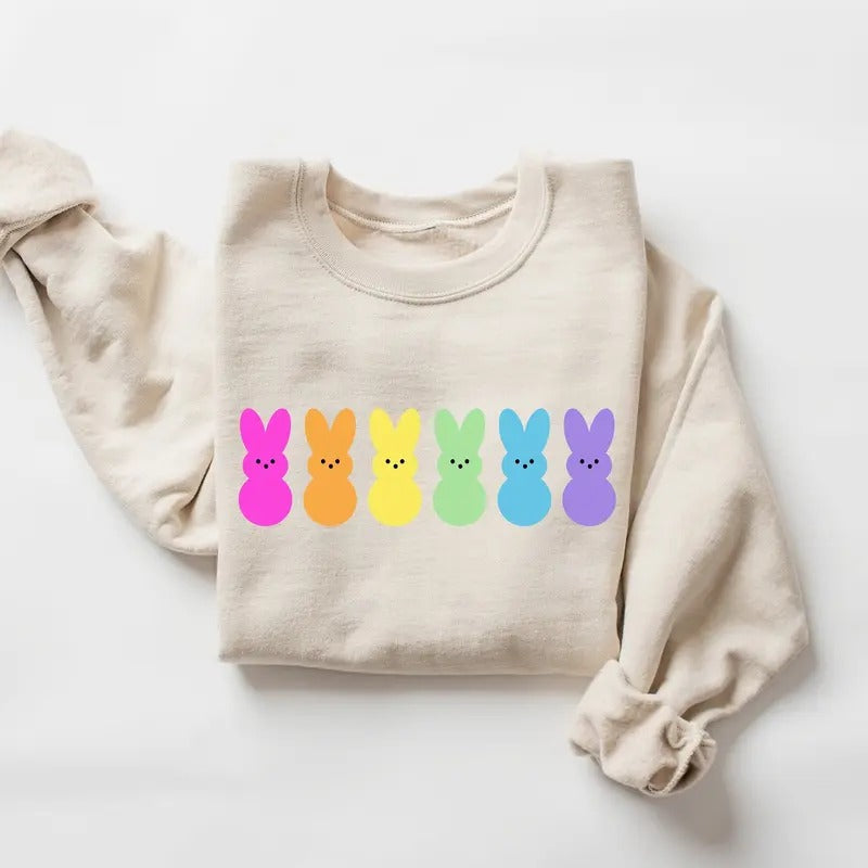 Easter Bunny Sweatshirt, 2025 Easter Sweatshirt, Easter Shirt, Easter Bunny Sweater, Cute Easter Gift, Easter Matching Shirts, Happy Easter
