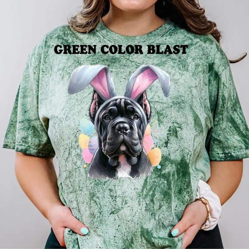 Easter Cane Corso Shirt ~ Unisex Apparel Relaxed Fit Printed In The USA Clothing Womenswear Casual Comfort Cotton