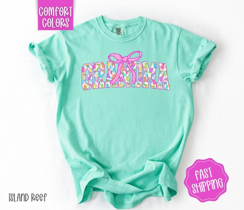 Easter Peep Grandma Shirt Comfort Colors, Easter Tshirt, Trendy Grandma Tee, Gift for Her