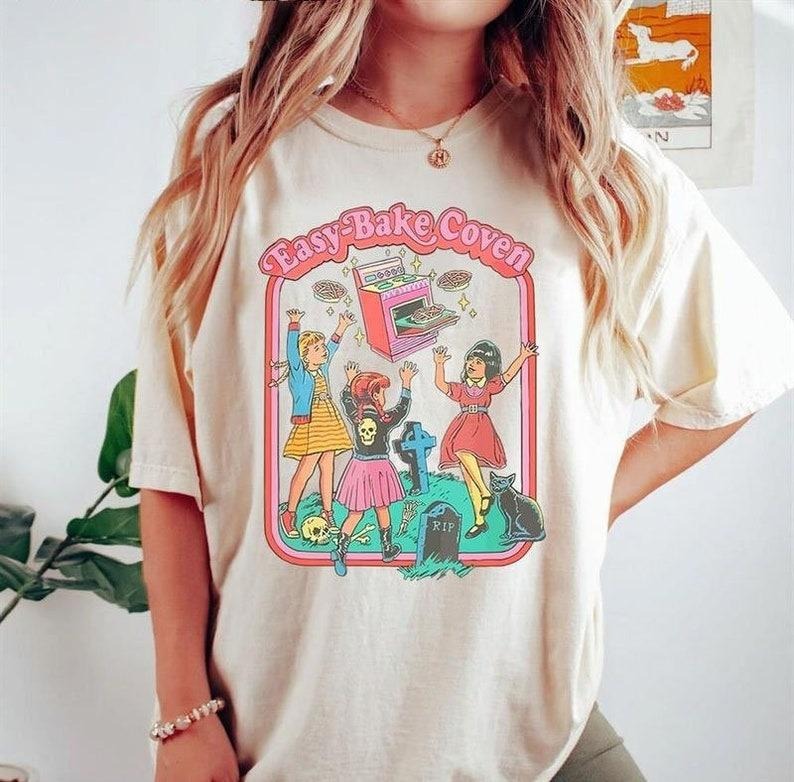 Easy Bake Coven Halloween Shirt, Halloween Shirt, Halloween Party, Witchy Vibes Hoodie, Spooky Season, Halloween Gifts