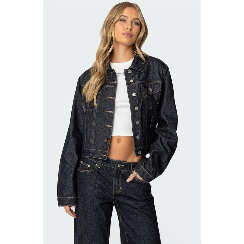 Edikted Women's Barb Denim Jacket