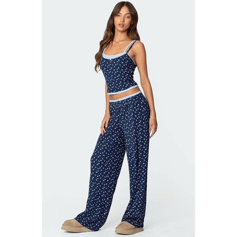 Edikted Women's Flowerbed Layered Pants