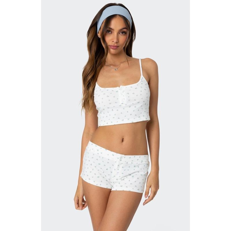 Edikted Women's Very Berry Cropped Tank Top