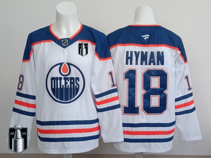 Edmonton Oilers #18 Zach Hyman Oilers Champion Edition Style 8