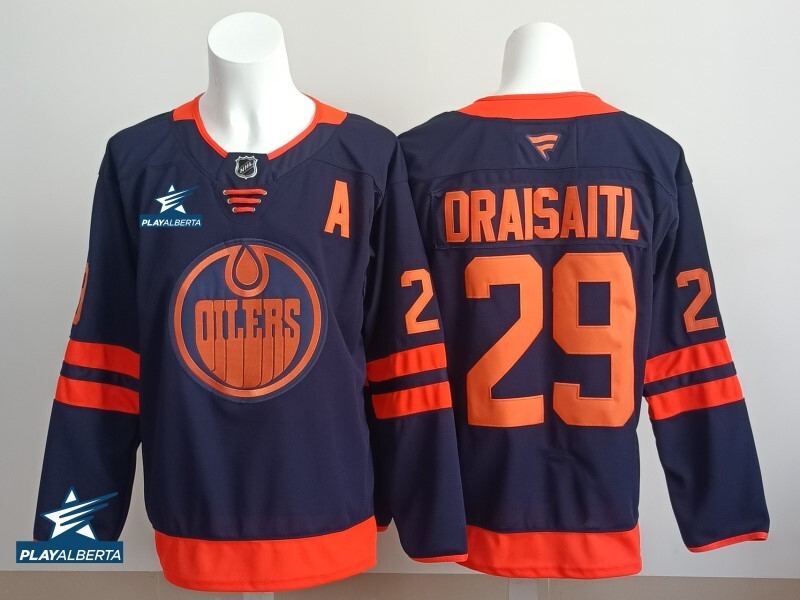 Edmonton Oilers #29 Leon Draisaitl Oilers Champion Edition Style 6