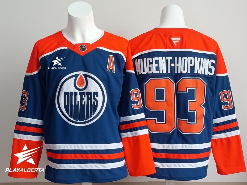 Edmonton Oilers #93 Ryan Nugent-Hopkins Oilers Champion Edition Style 1
