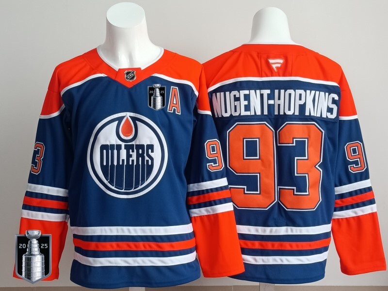 Edmonton Oilers #93 Ryan Nugent-Hopkins Oilers Champion Edition Style 7