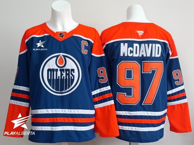 Edmonton Oilers #97 Connor McDavid Oilers Champion Edition Style 1