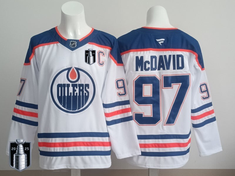 Edmonton Oilers #97 Connor McDavid Oilers Champion Edition Style 16