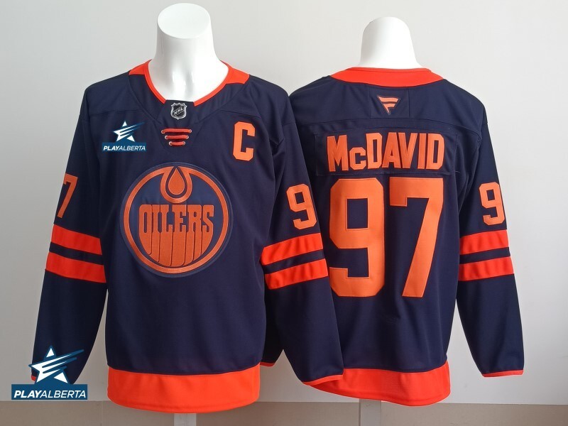 Edmonton Oilers #97 Connor McDavid Oilers Champion Edition Style 6