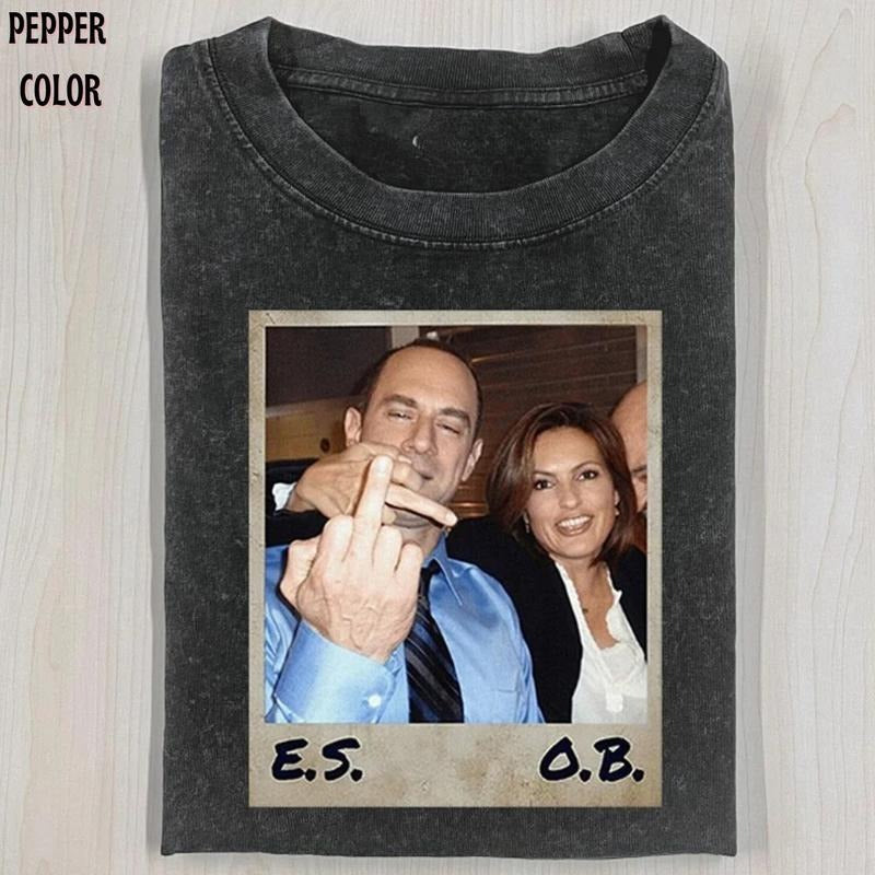 Elliot Stabler And Olivia Benson Shirt Vintage T-Shirt, Womenswear Tops