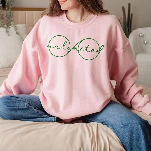 Elphaba's Glasses Sweatshirt, Pink and Green Pullover Theatre Musical Sweater Wizard of Oz Crewneck