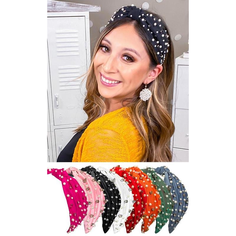 Embellished Knot Headband