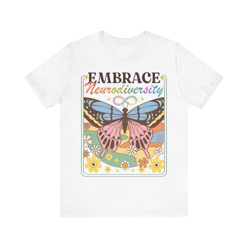 Embrace Neurodiversity Tshirt, Neurodiversity Affirming, Autism Infinity Shirt, Audhd, Neurospicy, Bcba Shirt, Adult Autism Sensory, Autism Mom