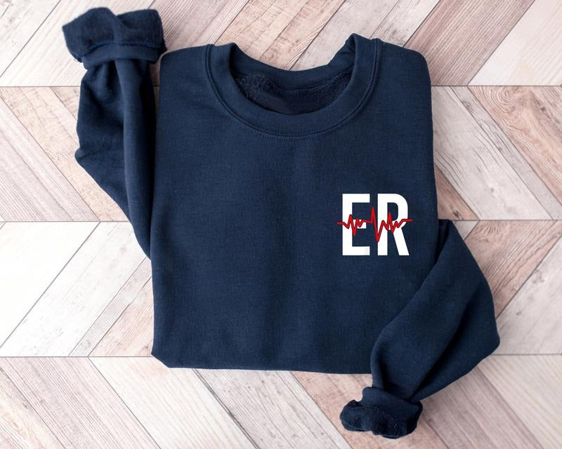 Emergency Department ER Nurse Sweatshirt, ER Nurse Shirt, Emergency Nurse Shirt, Nurse Week Shirt, Nurse Appreciation Shirt, Nurse Shirt, ER Nursing Tee, Nurse Graduation Gift