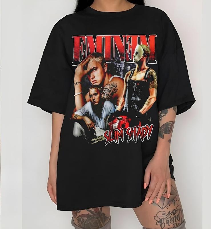 Eminem Vintage 90s Shirt | Sweatshirt | Hoodies, Eminem T-shirt, Eminem Graphic Tee, Rap Music Shirt, Rap Vintage Tee, Gift For Him and Her