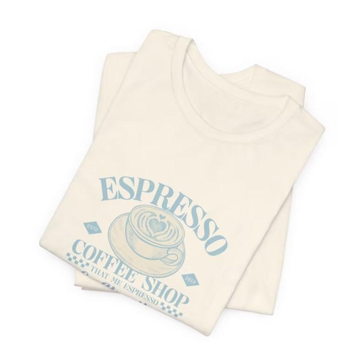 Espresso Coffee Shop T-Shirt Sabrina Carpenter
