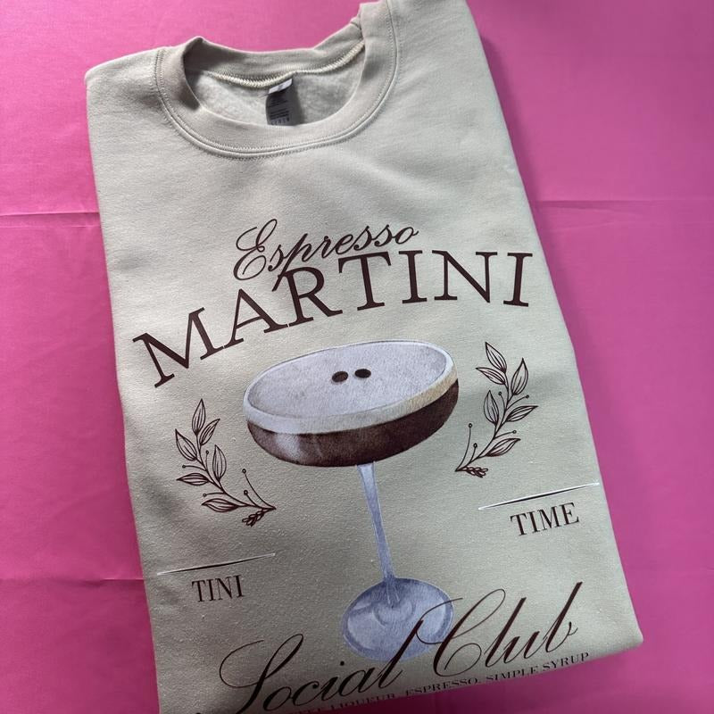 Espresso Martini Club Gildan Sweatshirt T-Shirts, Hoodie | WearSparks.com