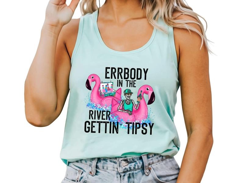 Everybody in the River Getting Tipsy Tank Top