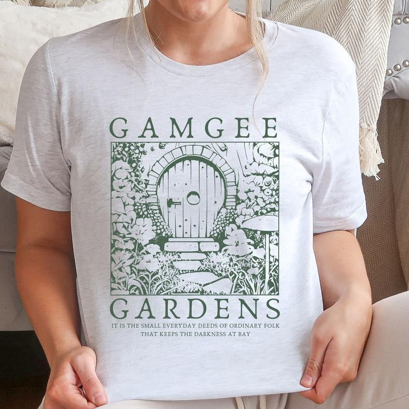 Everyday Deeds Shirt, Gamgee Gardens T Shirt, Lotr T Shirt, Second Breakfast Womenswear Tee, Literary Crewneck Shirt, Bookish Gift
