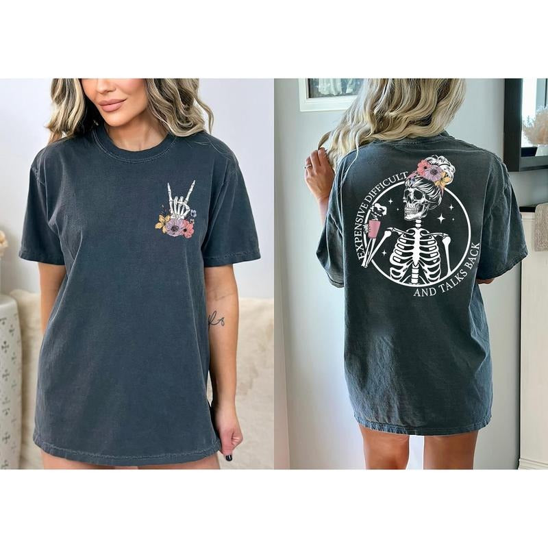 Expensive Difficult And Talks Back Shirt Sarcastic Wife Shirt Mom Life Sweatshirt Retro Wife Shirt Mothers Day Gifts TK43GD