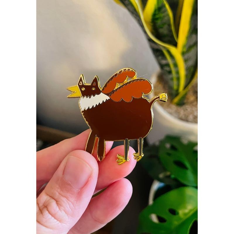 Extra Large Griffin Adult Hard Enamel Pin - Lacey's Corner