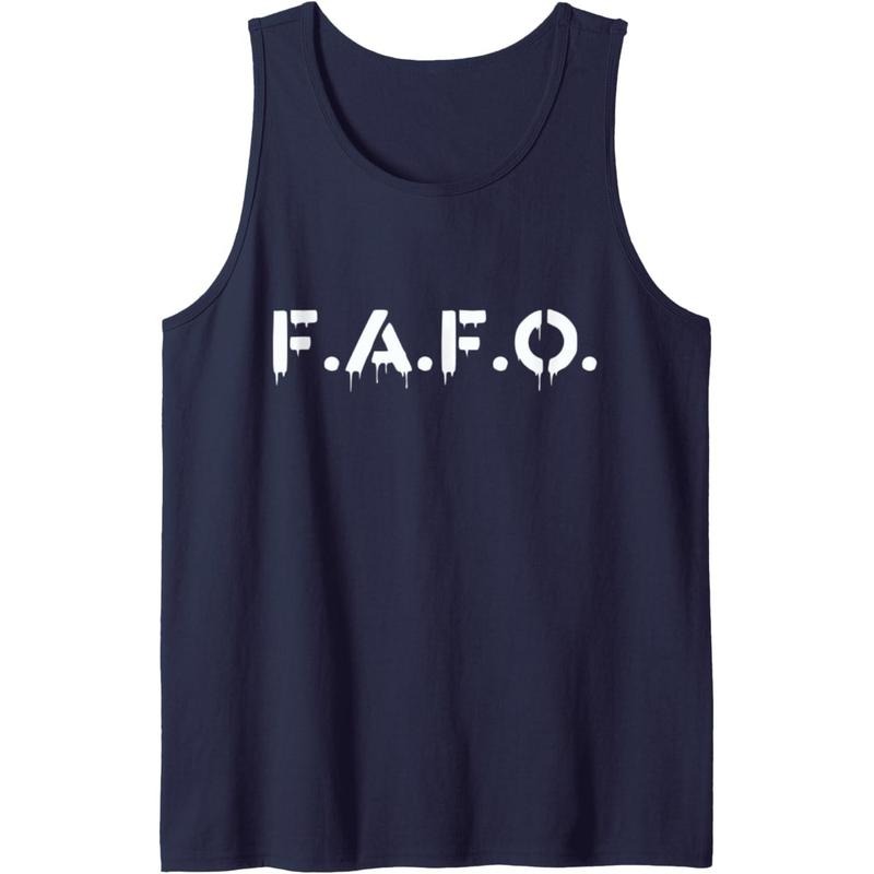 FAFO Find Out Funny Tank Top Made in USA