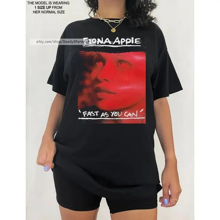 FIONA Music APPLE Vintage Shirt, Fast As You Can Album Fiona Music Apple Fan Gifts Unisex Tee