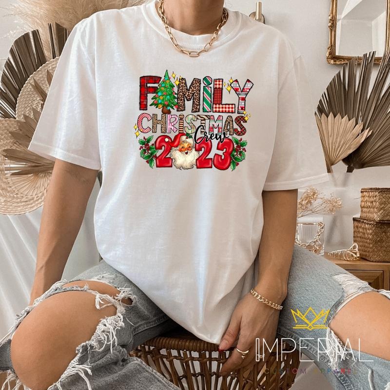 Family Christmas 2023 T-Shirt, Cute Christmas Shirt, Matching Family Christmas Tees
