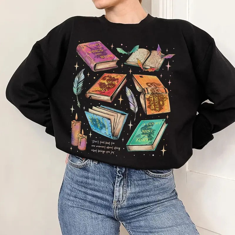 Fan Of ACOTAR Series Sweatshirt, The Bat Boys Crewneck, Velaris Book Lover Sweater, SJM Inspired Sweatshirt, Gift For Bookish