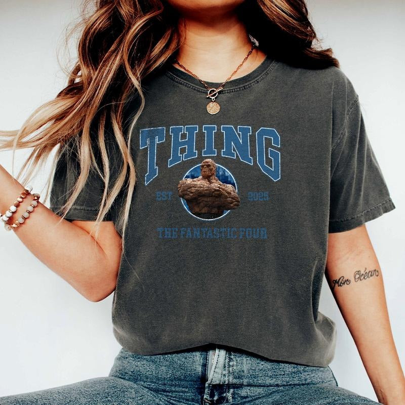 Fantastic Four The Thing Shirt Tee 2025, The Fantastic Four First Steps T-Shirt, Avengers Superhero Studio Shir Hoodie,...