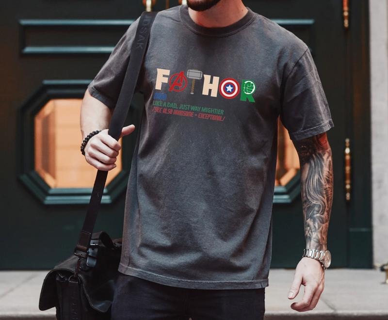 Father Day T-shirt Fathor Definition Shirt Mighty Father Gift Men's Shirt Exceptional Dad Shirt T-shirt, sweater and...