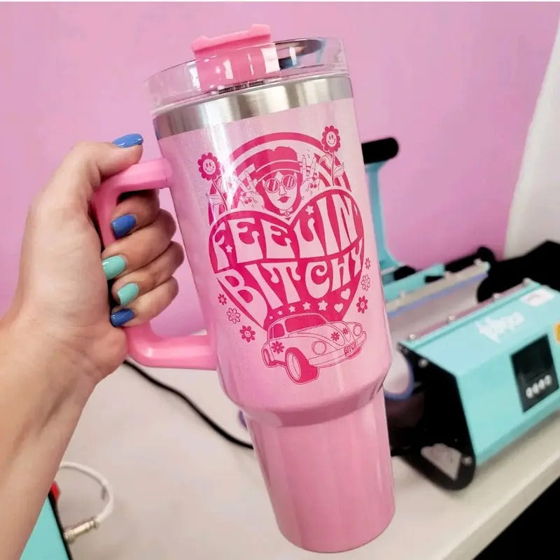 Feelin' Bitchy 40 Oz Tumbler T-Shirts, Hoodie, Sweatshirt | WearSparks.com