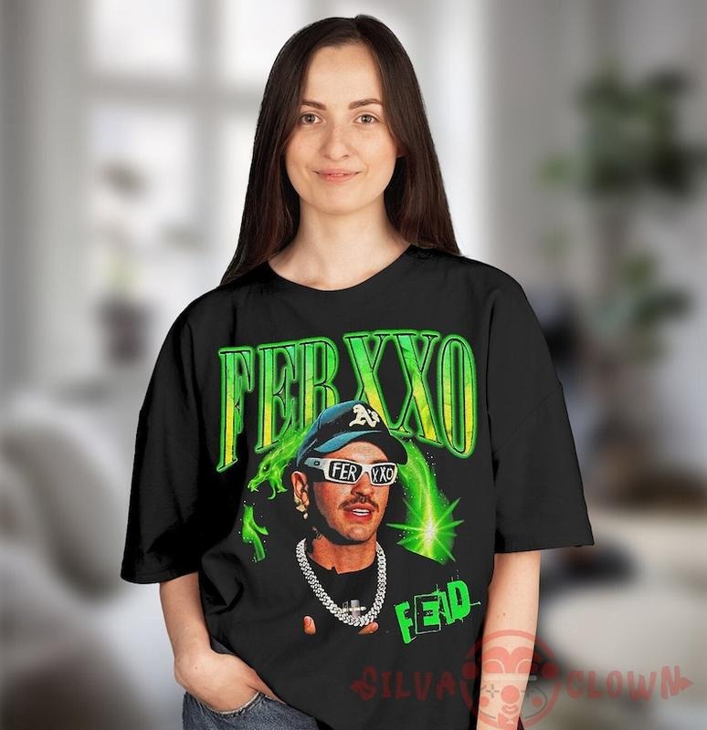 Feid Ferxxo Vintage Washed Shirt, Feid Ferxxo Shirt, Hiphop RnB Rapper Singer Homage Graphic Unisex T-Shirt, Bootleg Retro 90's Fans Gift