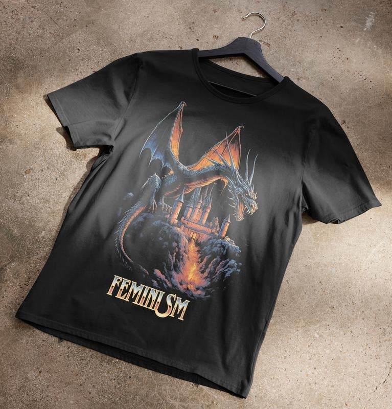 Feminism Dragon Fantasy T-shirt, sweater and Hoodie