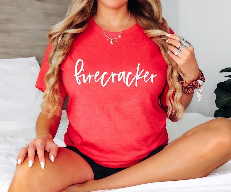 Firecracker Shirt For 4th Of July, Trendy Independence Day Tee, USA Shirt, Patriotic Shirt, Miss Firecracker, Cute Fourth of July Shirt T-shirt, sweater and Hoodie